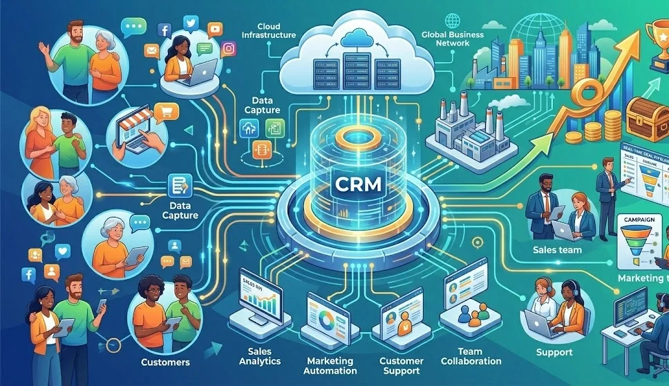 CRM Application Transform Customer Relationships and Drive Business Growth with a Centralized CRM Solution