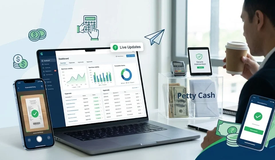 Petty Cash Management Software Transform Expense Control with Real-Time Visibility and Automation